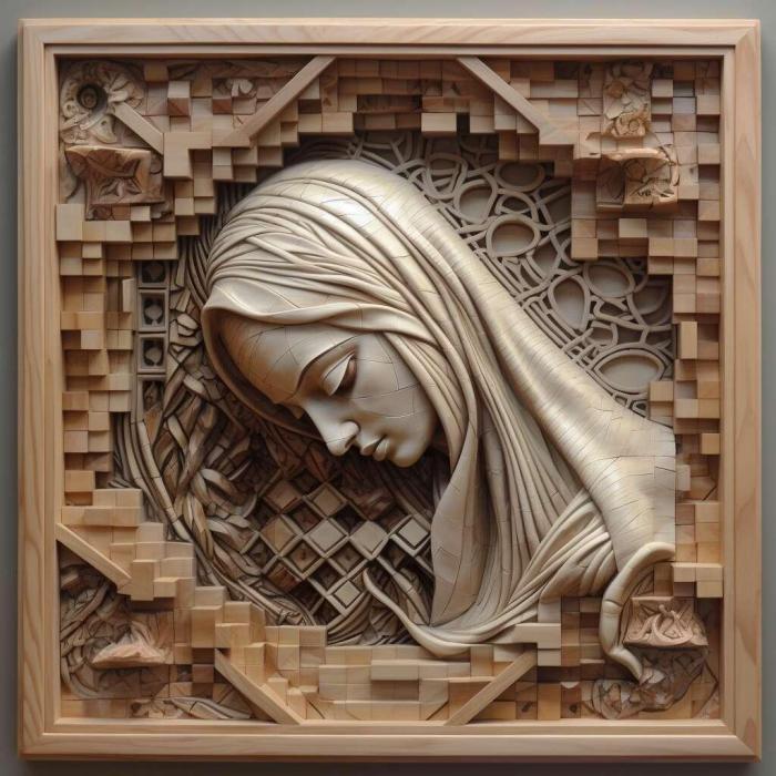 نموذج ثلاثي الأبعاد لآلة CNC 3D Art 